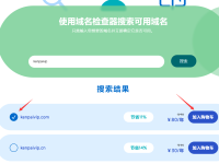 如何使用口令优惠券注册域名?